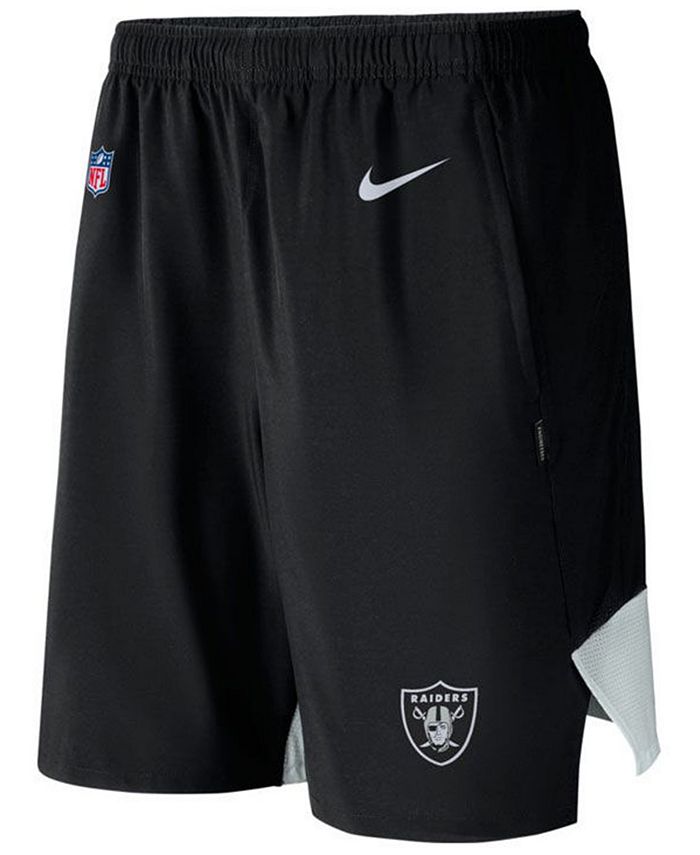 Nike Men's Oakland Raiders Player Practice Flex Shorts - Macy's