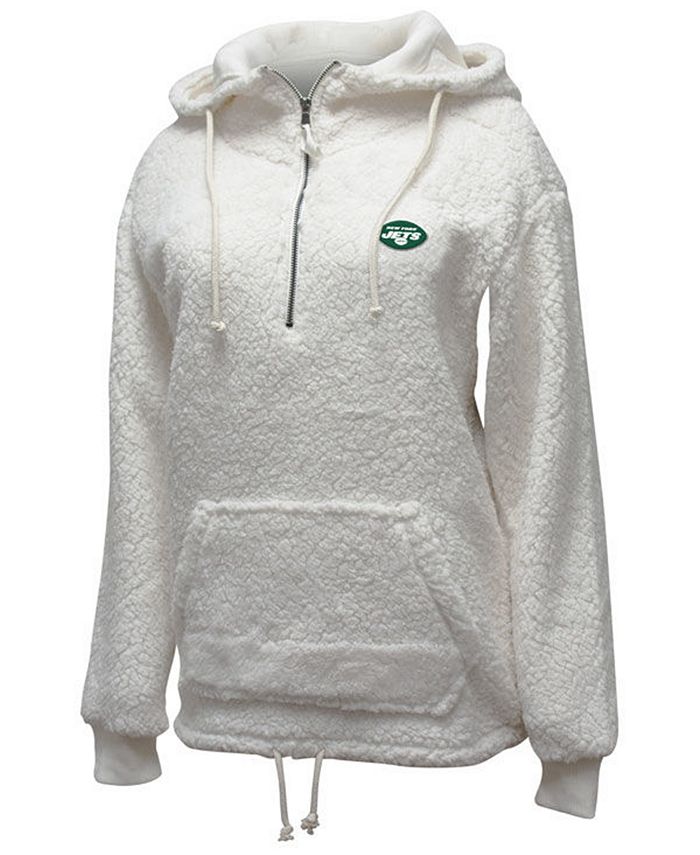 5th & Ocean Women's New York Jets Sherpa QuarterZip Pullover Macy's