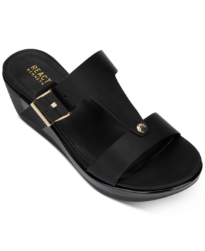 Kenneth Cole Reaction Women's Pepea Buckle Wedge Sandals Women's Shoes