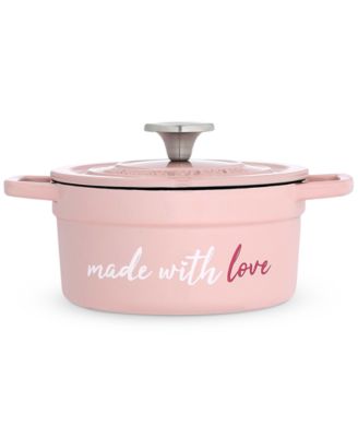 Martha Stewart Collection - Made with Love 2-Qt. Enameled Cast Iron Dutch Oven