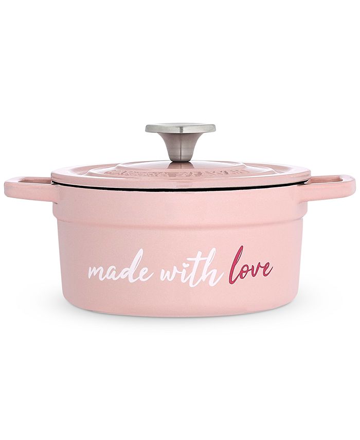 Martha Stewart Collection 2-Qt. Enameled Cast Iron Heart Knob Dutch Oven,  Created for Macy's - Macy's