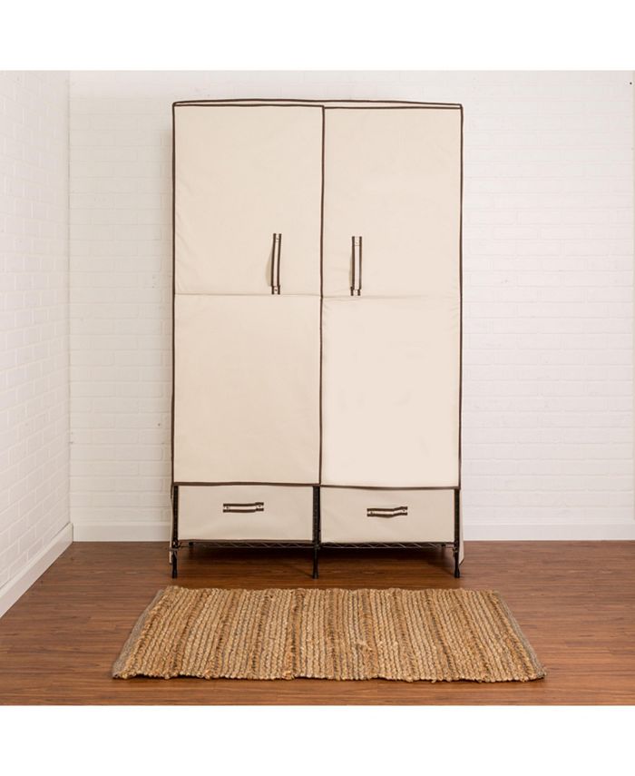Honey Can Do Portable Wardrobe Storage Closet, 43" Wide Macy's