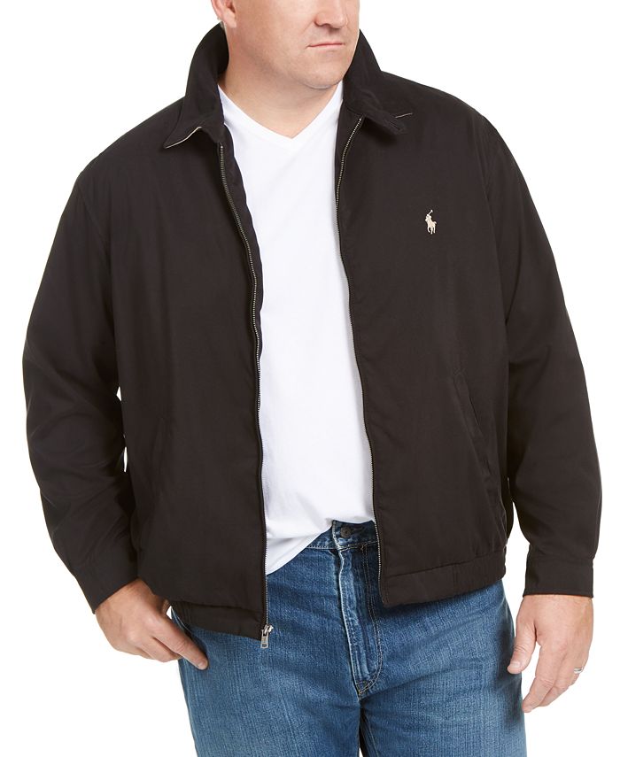 Polo Ralph Lauren Men's Big & Tall Jackets, Bi-Swing Windbreaker & Reviews  - Coats & Jackets - Men - Macy's