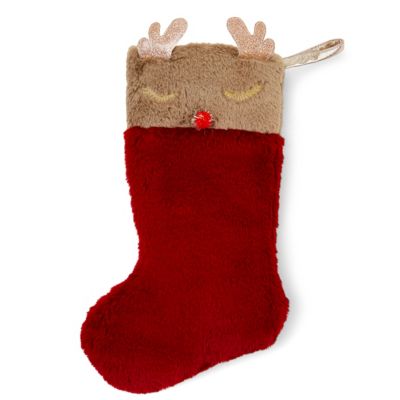 Tricoastal Reindeer Christmas Stocking, Online Only - Macy's