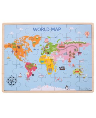 Bigjigs Toys World Map Puzzle - Macy's