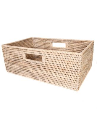 Rectangular Shelf basket with Side handles