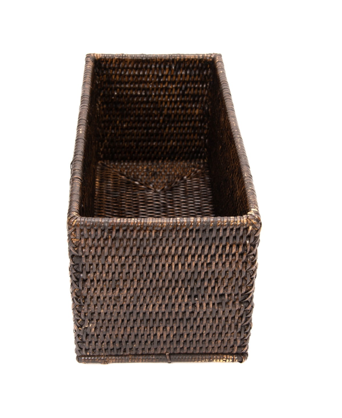 Shop Artifacts Trading Company Artifacts Rattan Rectangular Basket In Coffee Bean