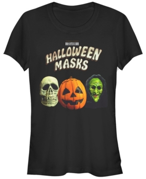 Fifth Sun Halloween 2 Juniors Masks Trio Short Sleeve Tee Shirt