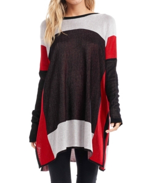 FEVER COLORBLOCK PONCHO