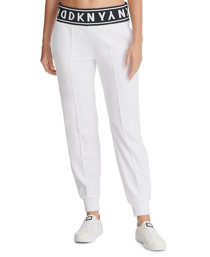 DKNY Sport Logo Velour Joggers & Reviews - Pants & Capris - Women - Macy's