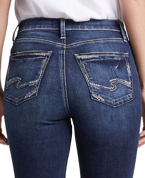 silver curvy jeans