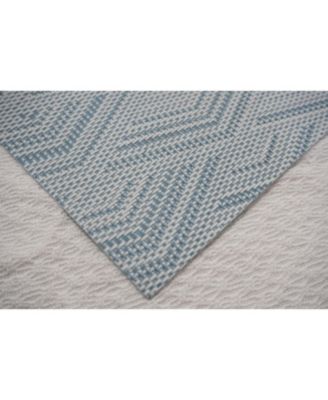 Diamond Woven Textilene Waterproof, Heat & Stain Resistant Washable Placemat 13x19'' - Set of 6