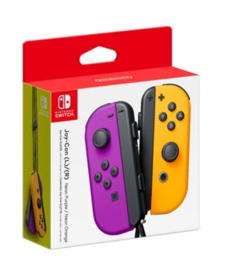 Nintendo - Switch Joy Con Set Orange/Neon Purple