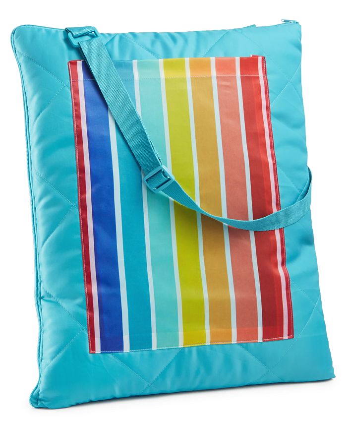 Martha Stewart Collection CLOSEOUT! Rainbow Stripe Beach Blanket