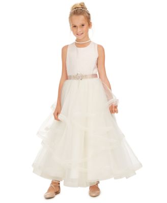 macy's big girl party dress