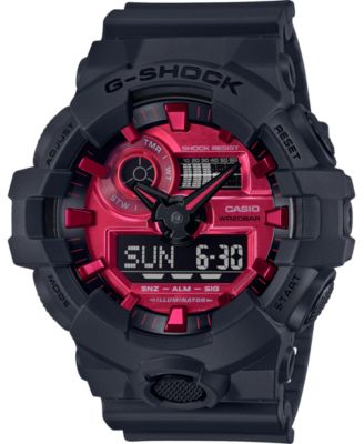 G-Shock Men's Analog-Digital Black Resin Strap Watch 53.4mm