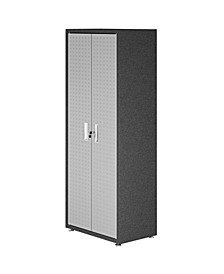 Fortress Textured Metal 75.4" Garage Cabinet with 4 Adjustable Shelves