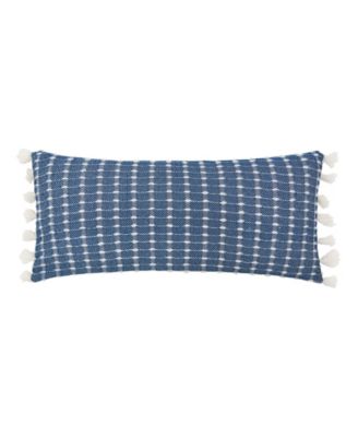carol & frank - Riley Sky Pillow, 15" x 35", Light Blue