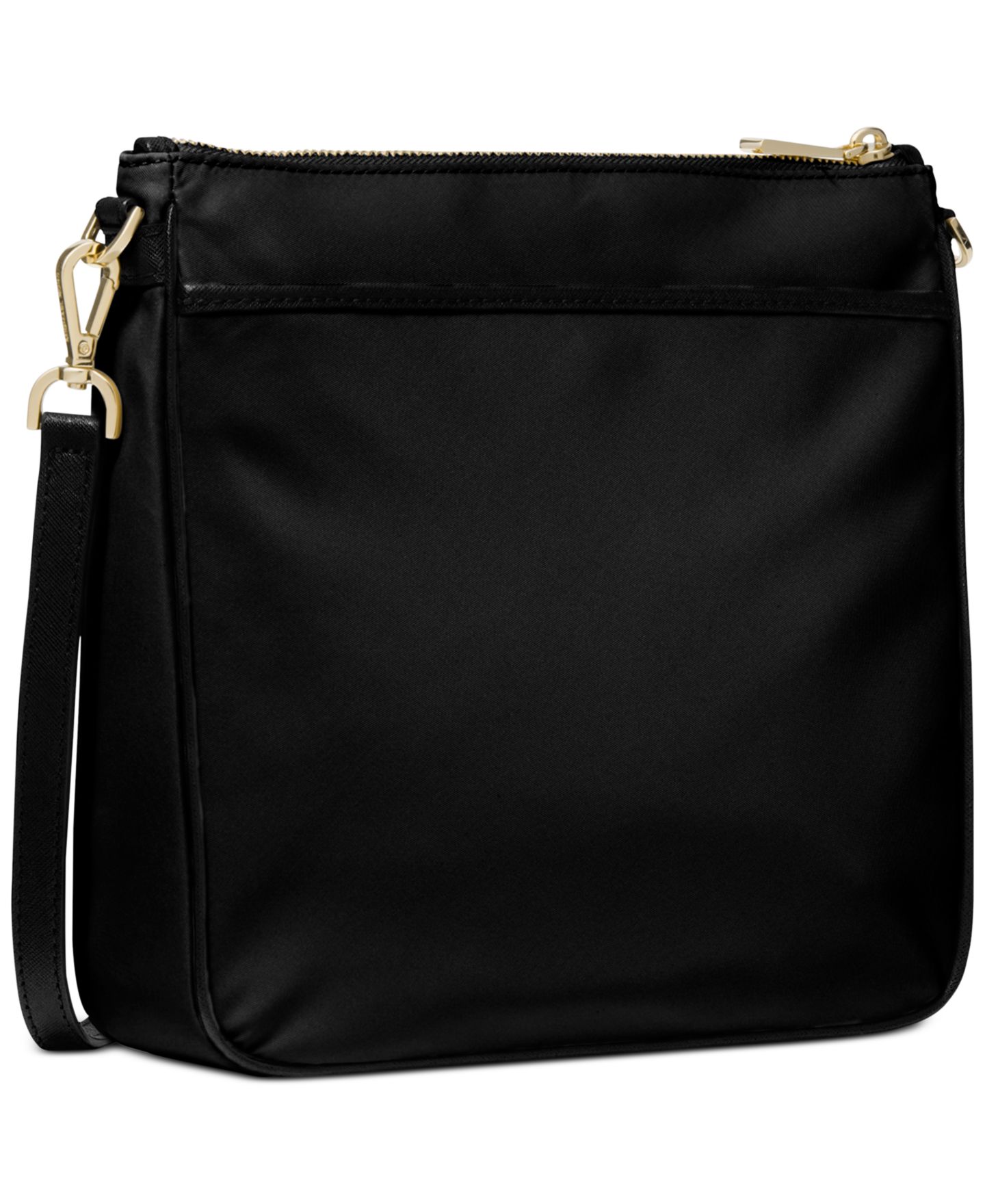 Женская сумка Michael Kors Jet Set Charm North South Nylon Crossbody, цвет: Чёрный / Золотой — фото 3
