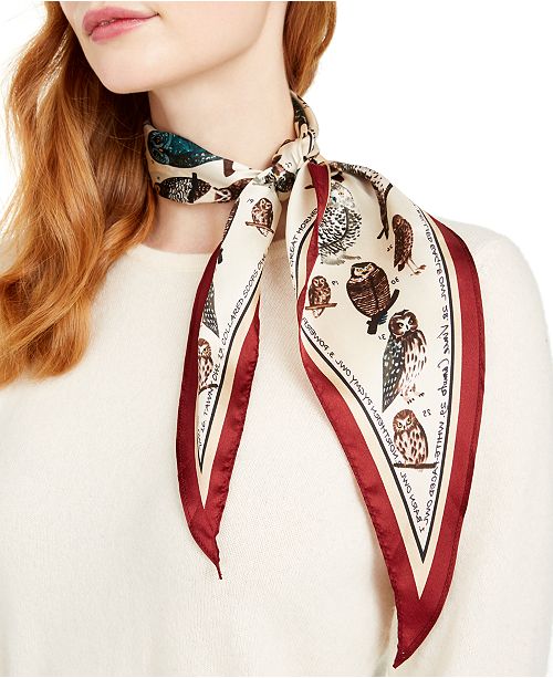 Vince Camuto The Bird Nerd Silk Kite Scarf & Reviews Handbags