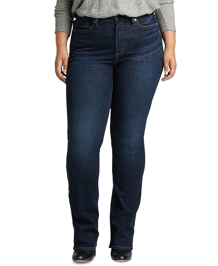 Silver Jeans Co. Trendy Plus Size Calley Slim Bootcut Jeans & Reviews ...