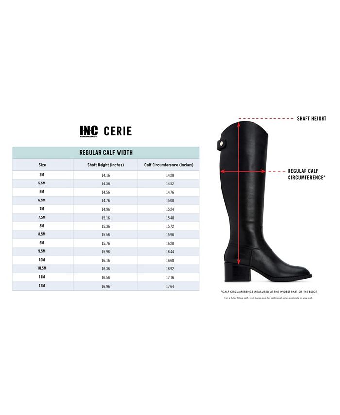 INC International Concepts INC Women's Cerie Riding Boots, Created for ...