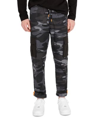 Avirex - Men's Black Camo Cargo Pants