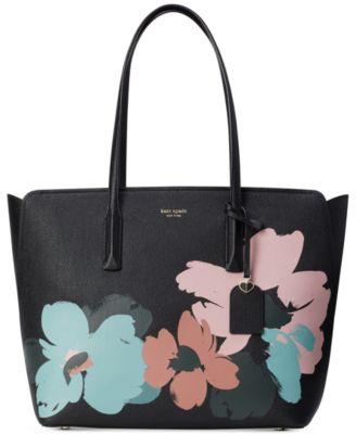 kate spade margaux brush bloom medium satchel