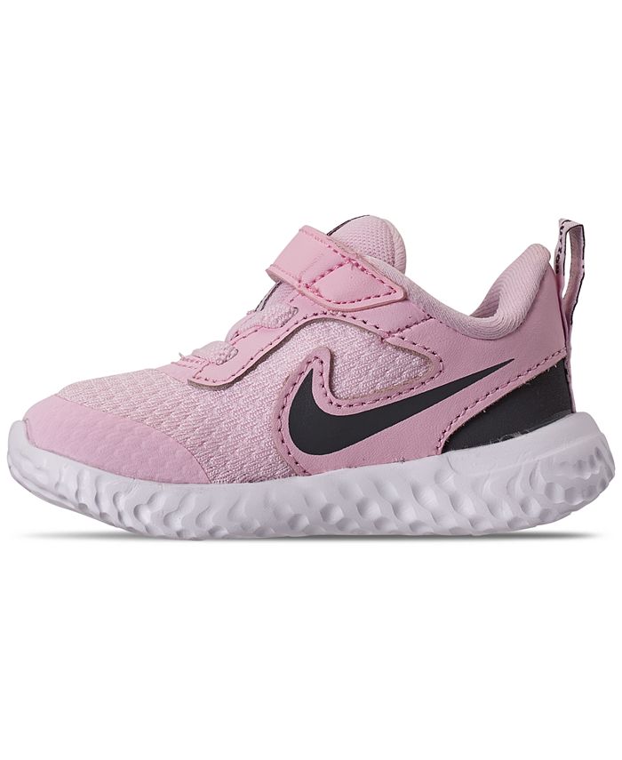 Nike Toddler Girls Revolution 5 Stay-Put Closure Running Sneakers from ...