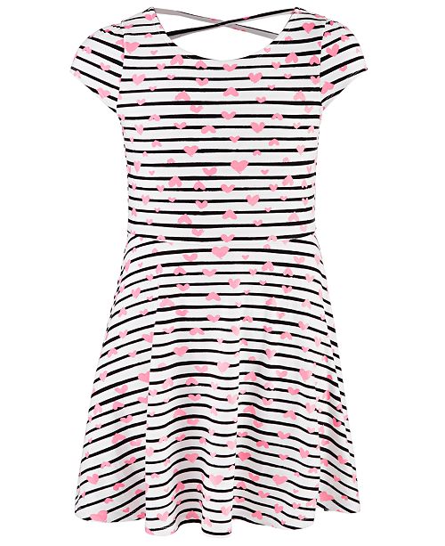 Epic Threads Toddler Girls Stripes Hearts Dress Created For