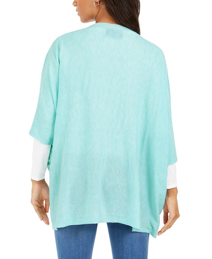 Save The Ocean Recycled Knit Twist Poncho & Reviews - Scarves & Wraps ...