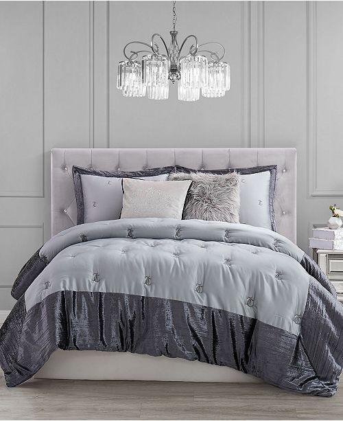 Juicy Couture Functional Glam 3 Piece King Comforter Set Reviews