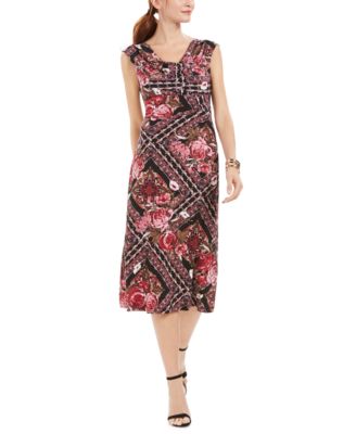 Connected - Floral Midi Dress