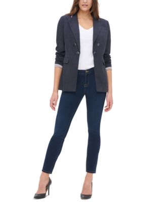 Tommy Hilfiger Ribbon-Trim Blazer