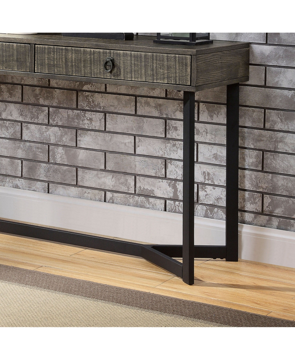 Furniture of America Yurman 2 Drawer Sofa Table