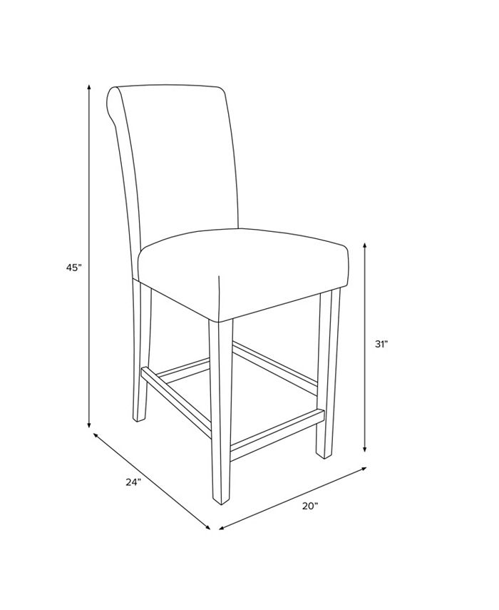 Martha Stewart Collection Bedford Collection Eloise Bar Stool Macy's