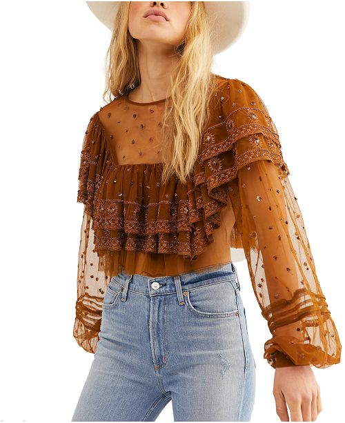 Free People Disco Ball Top Reviews Tops Women Macy S
