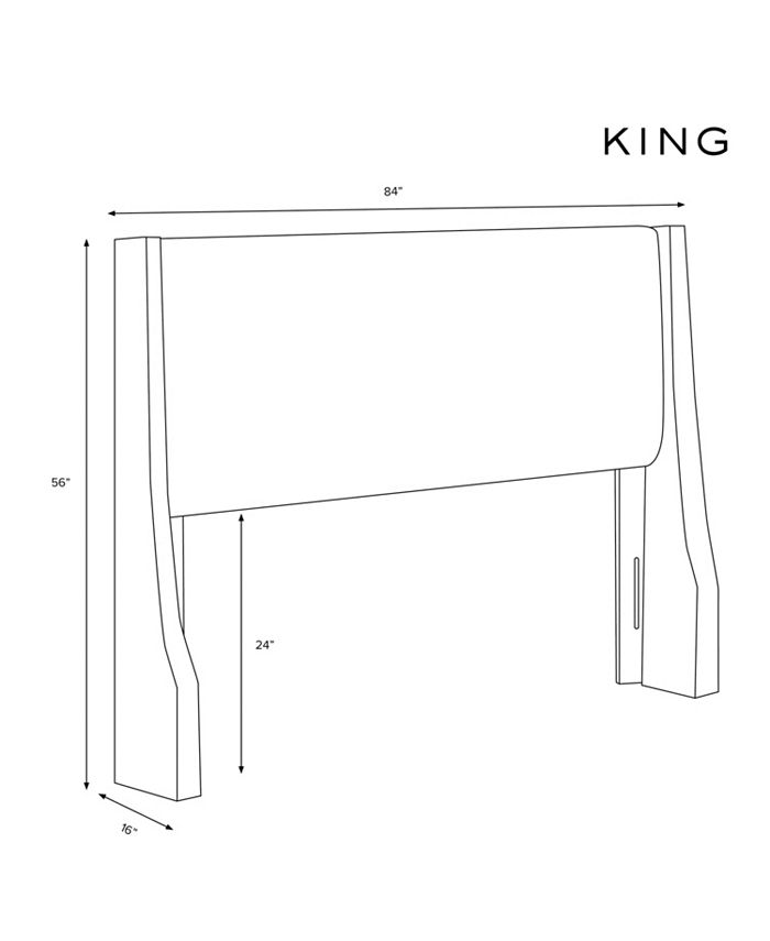 Skyline Marcone King Wingback Headboard Macy's