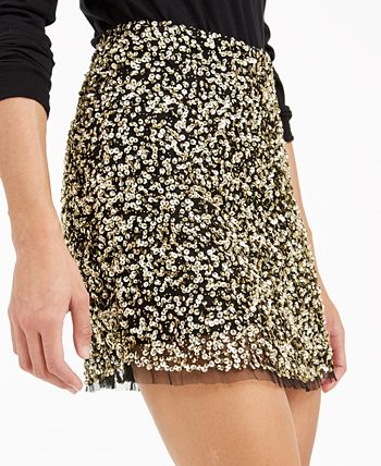 Eero sequin mini skirt french on sale connection