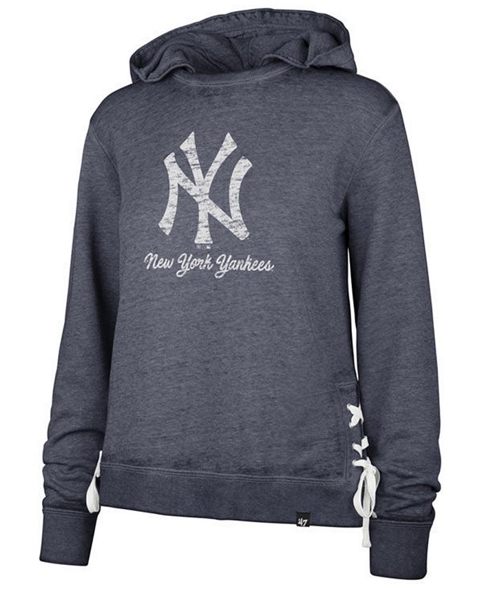 47 Brand Women's New York Yankees Revolve Hooded Sweatshirt - Macy's