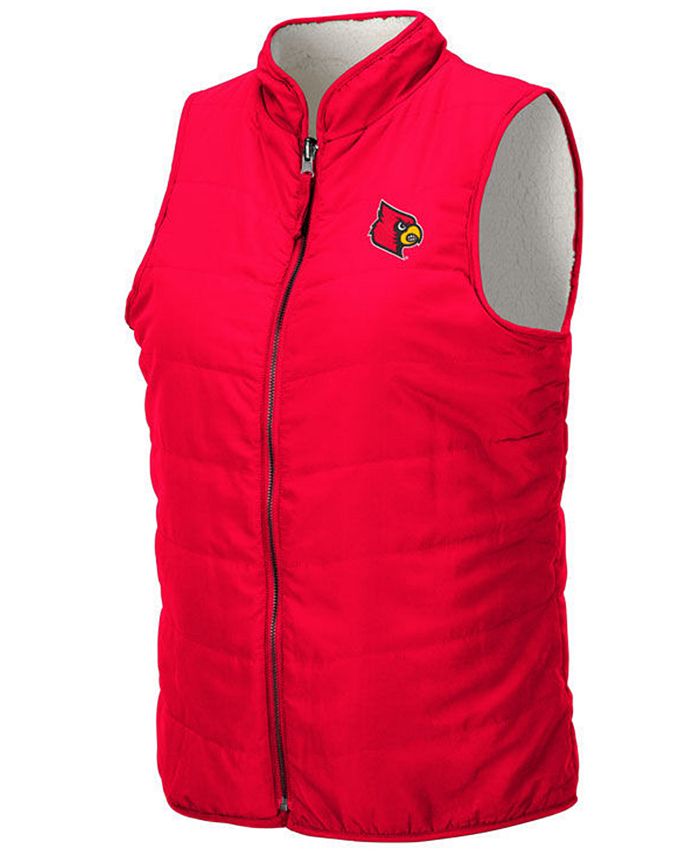Colosseum Women's Louisville Cardinals Blatch Reversible Vest - Macy's