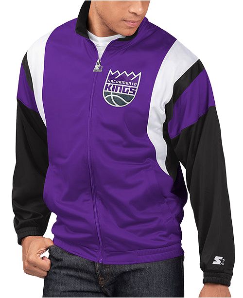 Starter Men S Sacramento Kings The Contender Track Jacket