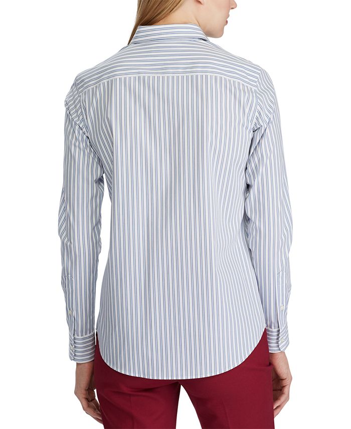 Lauren Ralph Lauren Petite Easy Care Stretch Cotton Shirt & Reviews ...