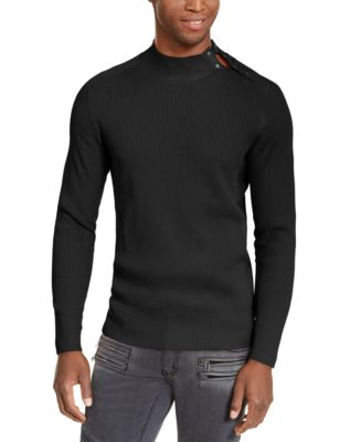 INC International Concepts INC Men's Ribbed Button Neck Sweater ...