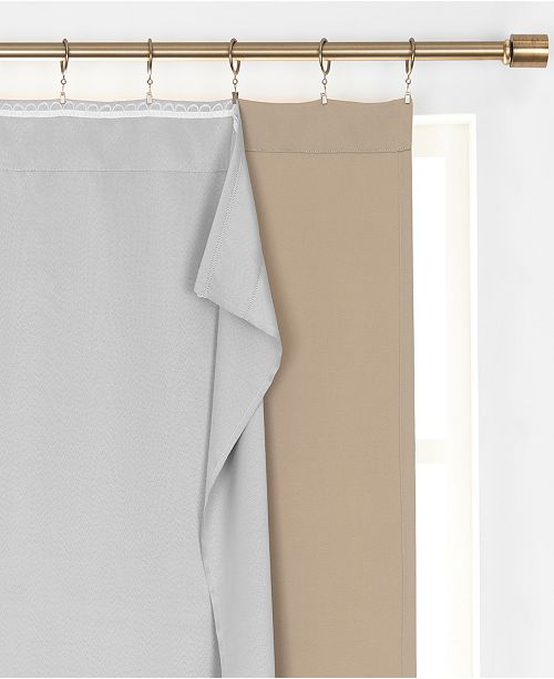 Elrene Extra Wide Thermal Blackout Curtain Liner 40 X80