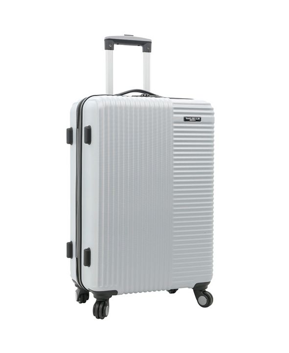 travelers club basette 3 pc hardside luggage set
