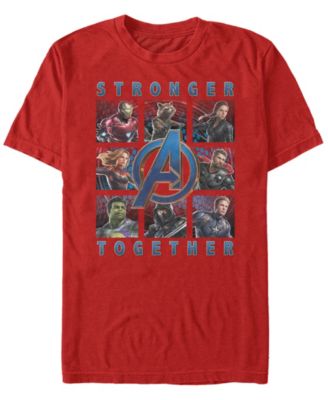 Marvel Men's Avengers Endgame Stronger Together Boxes, Short Sleeve T-shirt