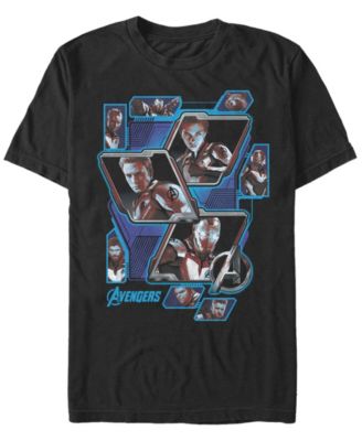 Marvel Men's Avengers Endgame Tech Block Portraits, Short Sleeve T-shirt