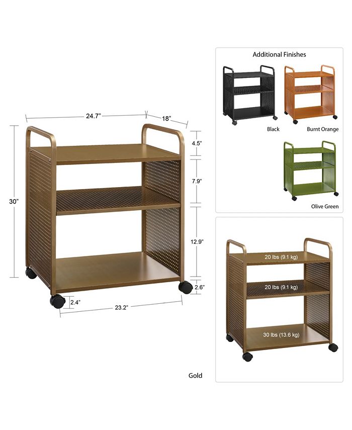 Novogratz Collection Novogratz Aubrie Bar and Serving Cart Macy's