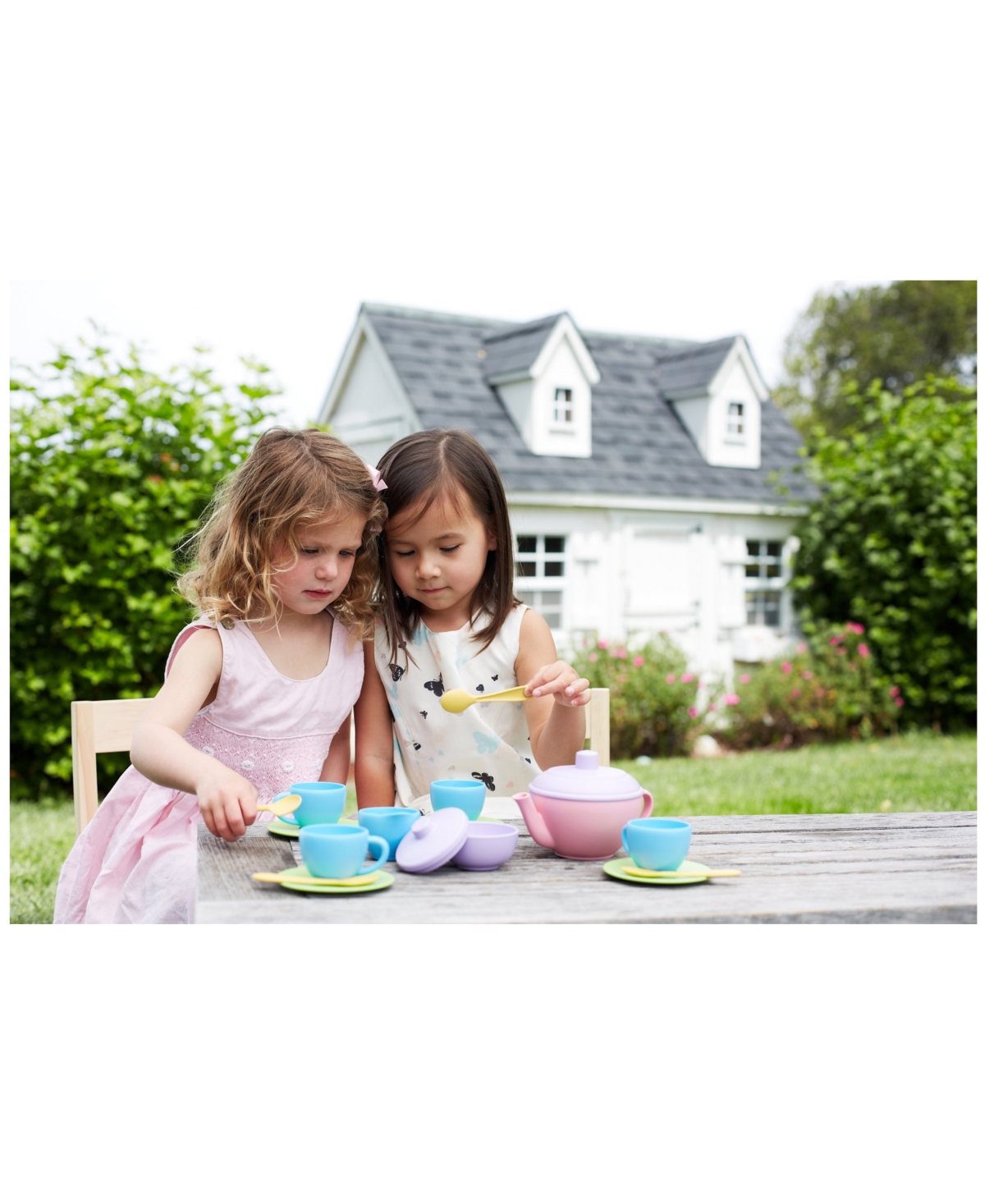 Green Toys Tea Set In Multi